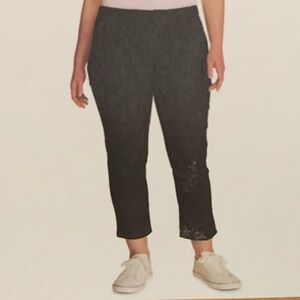 NWT Eddie Bauer Black Horizon Straight Ankle Pant 12